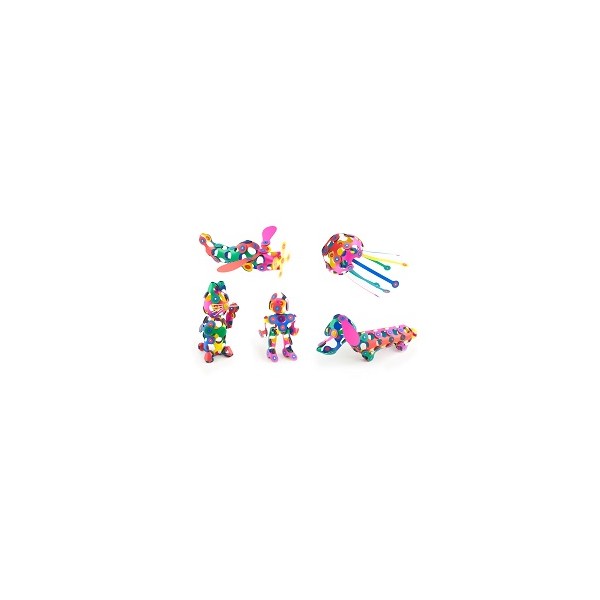 Clixo Super Rainbow Pack – Magnetic Building Toy