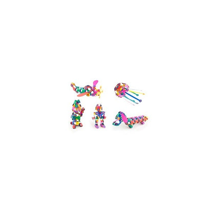 Clixo Super Rainbow Pack – Magnetic Building Toy