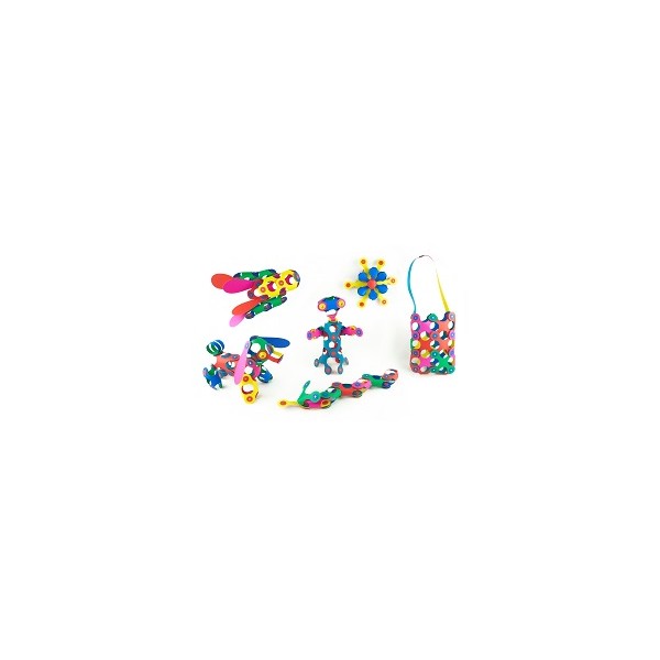 Clixo Rainbow Pack – Magnetic Building Toy