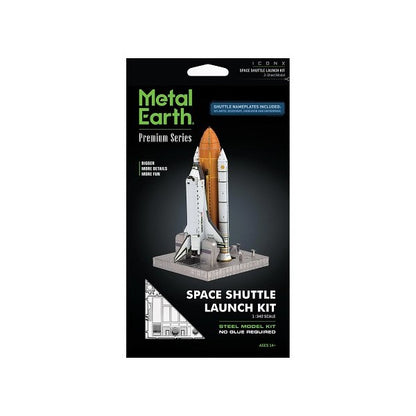 Metal Earth ICONX Space Shuttle Launch Kit – 3D Metal Model Kit