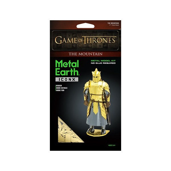 Metal Earth ICONX GOT - The Mountain – 3D Metal Model Kit