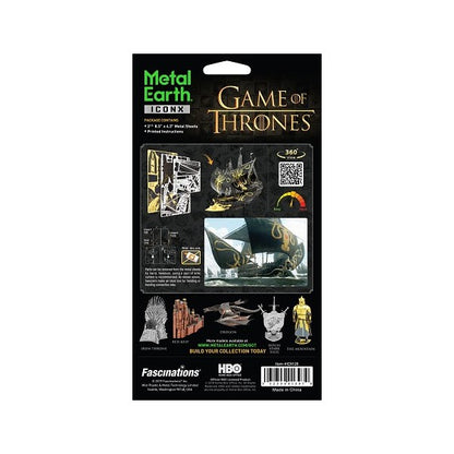 Metal Earth ICONX GOT - Silence – 3D Metal Model Kit