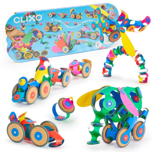 Clixo Wheel Creator Pack – Magnetic Building Toy