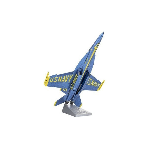 Metal Earth ICONX Blue Angels F/A - 18 Super Hornet – 3D Metal Model Kit