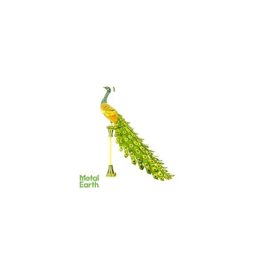 Metal Earth ICONX Peacock – 3D Metal Model Kit