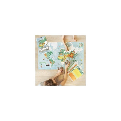 Creative Stickers - World Map (1600)