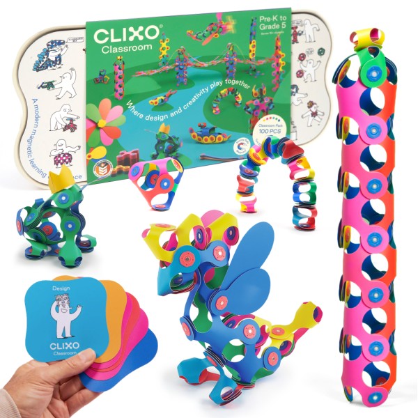 Clixo - Classroom Pack – Magnetic Building Toy
