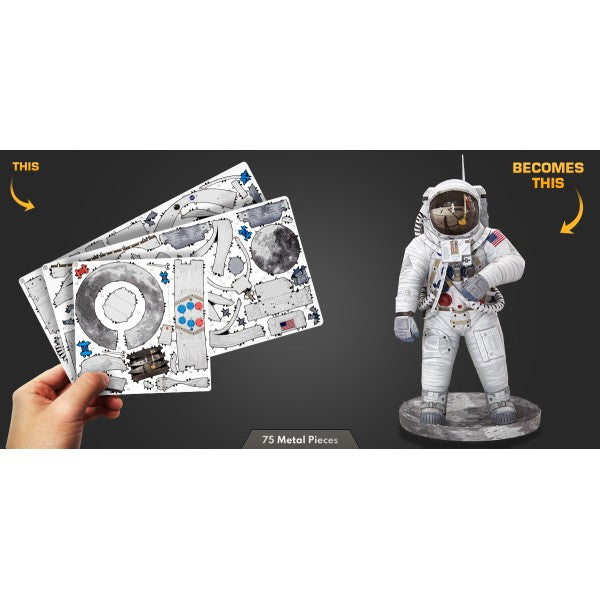 Metal Earth ICONX Apollo 11 Astronaut – 3D Metal Model Kit