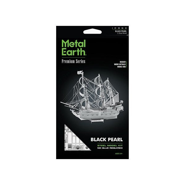 Metal Earth ICONX Black Pearl – 3D Metal Model Kit
