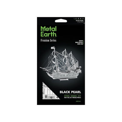 Metal Earth ICONX Black Pearl – 3D Metal Model Kit