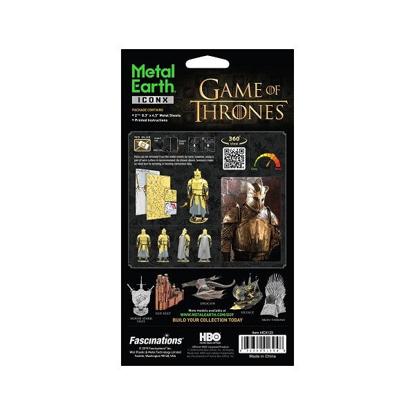 Metal Earth ICONX GOT - The Mountain – 3D Metal Model Kit