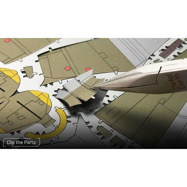 Metal Earth ICONX P-38 Lightning – 3D Metal Model Kit