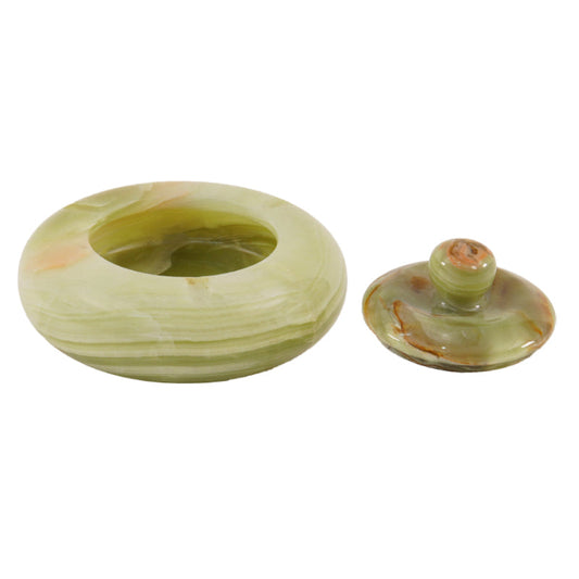 Marble Ash Tray with Lid - 12.5cm