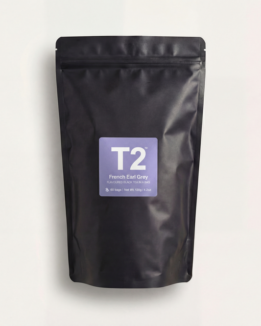 T2 French Earl Grey 60 Tea Bag Refill Pack — Gifts Hub Australia (image 1)