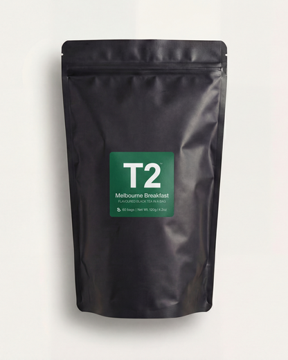 T2 Melbourne Breakfast 60 Tea Bag Refill Pack — Gifts Hub Australia (image 1)
