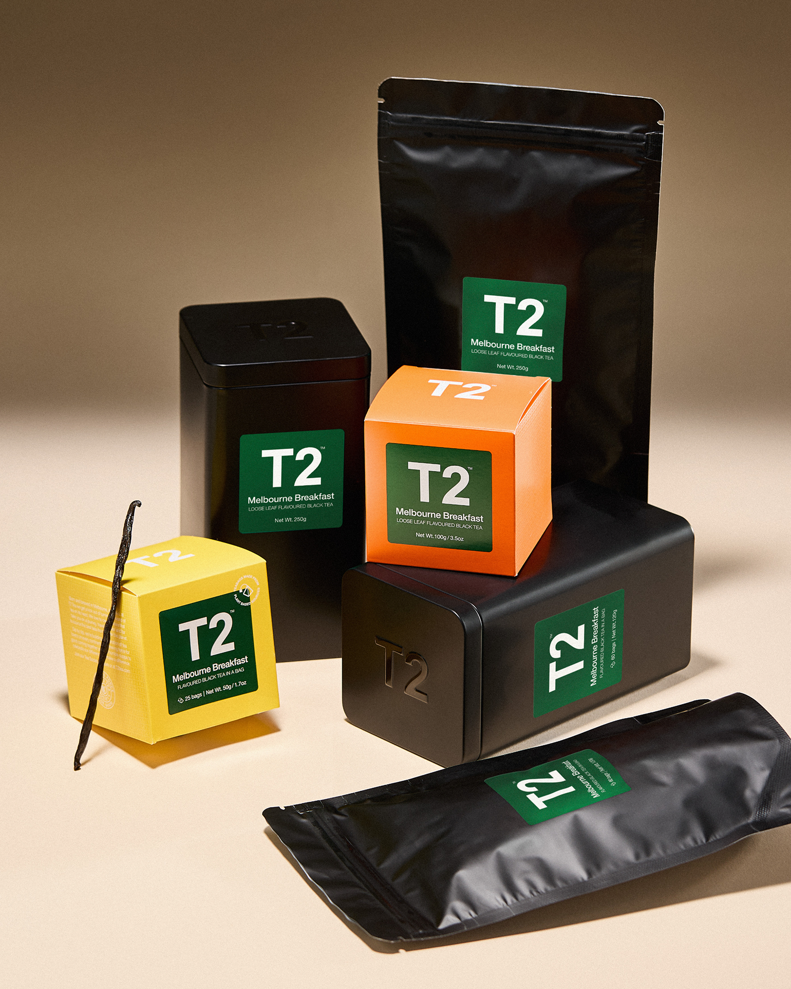 T2 Melbourne Breakfast 60 Tea Bag Refill Pack — Gifts Hub Australia (image 4)