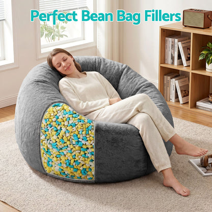 Artiss 5lbs (2.2KG) Bean Bag Filler Shredded Memory Foam Filling High Density Soft Pillow...
