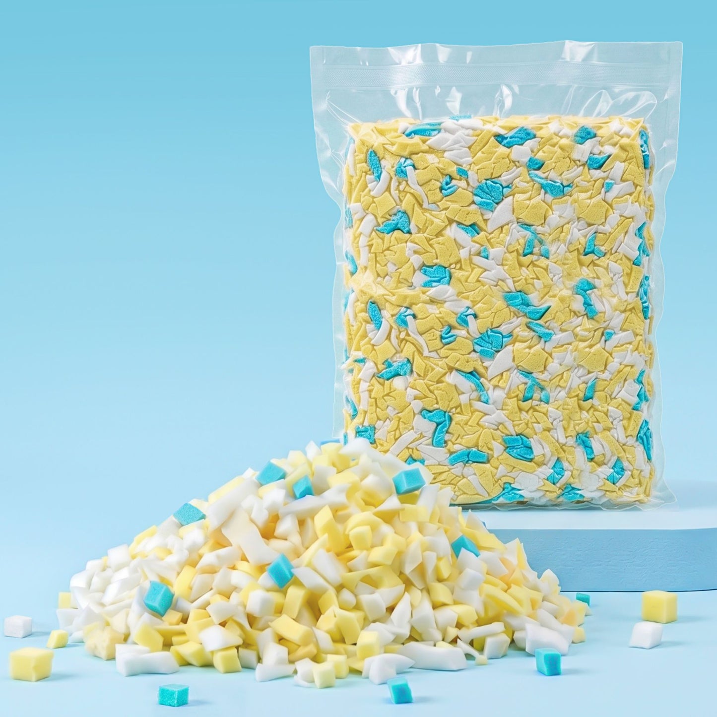 Artiss 5lbs (2.2KG) Bean Bag Filler Shredded Memory Foam Filling High Density Soft Pillow...