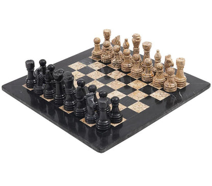 Handmade Marble Tournament Full Chess Game Set