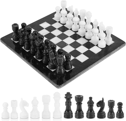 Handmade Marble Tournament Full Chess Game Set