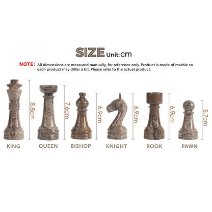 Chess Figures – White & Oceanic