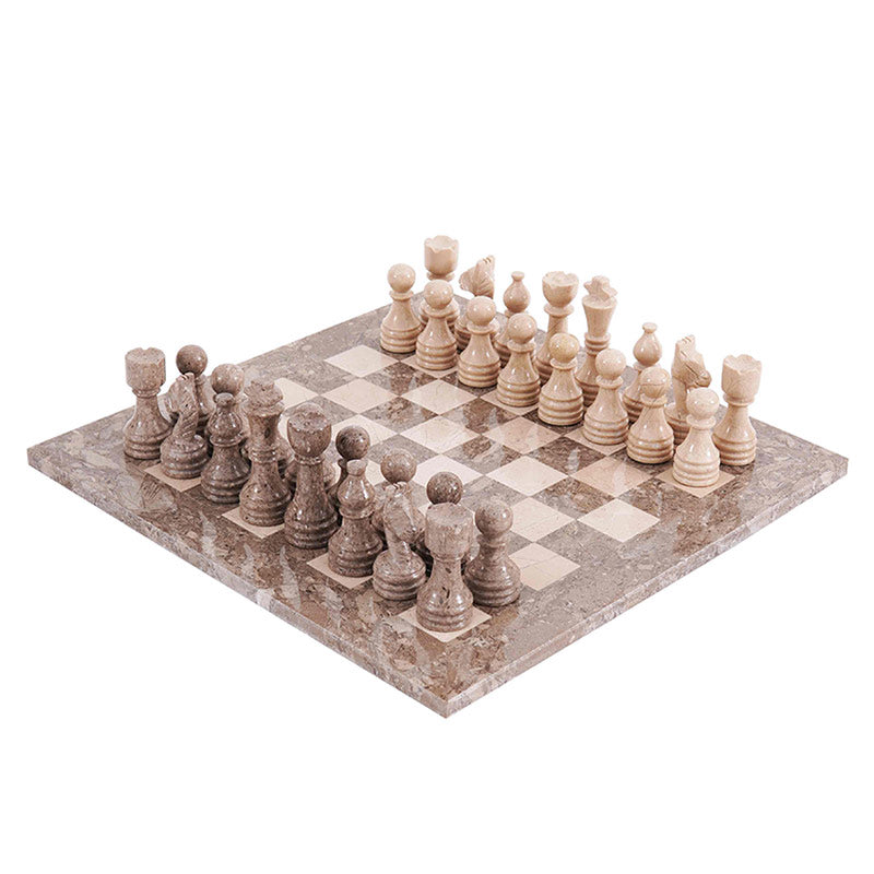Marble Chess Set 38cm – Oceanic & Verona