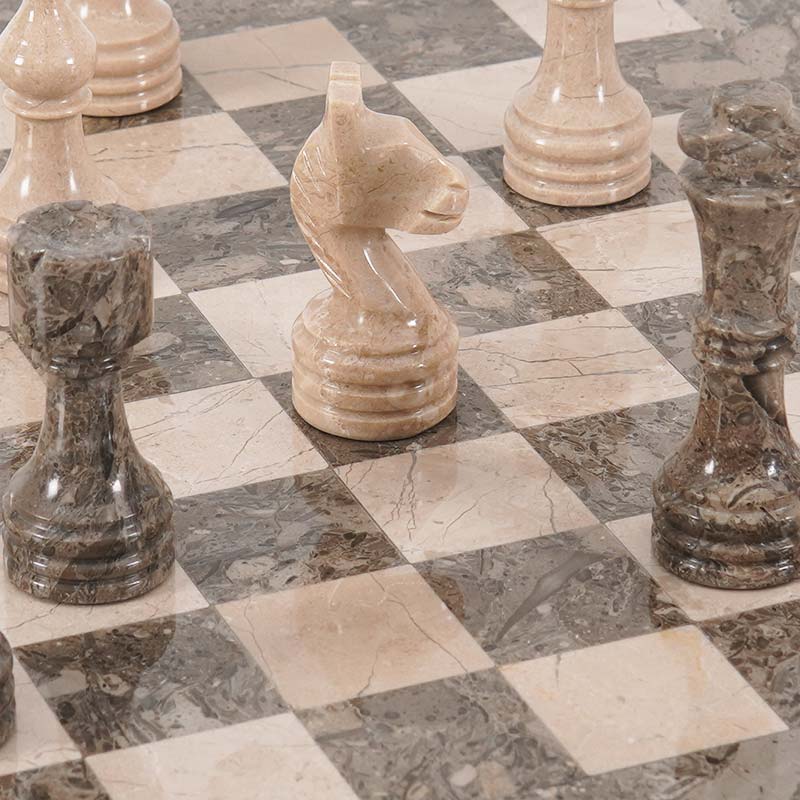 Marble Chess Set 38cm – Oceanic & Verona