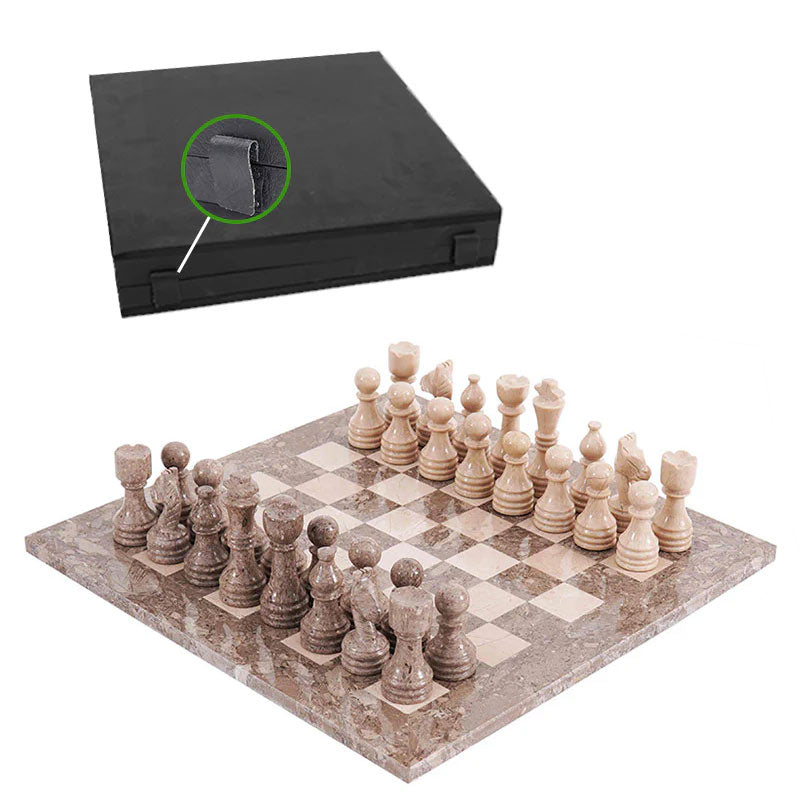 Marble Chess Set 38cm – Oceanic & Verona