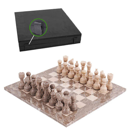 Marble Chess Set 38cm – Oceanic & Verona