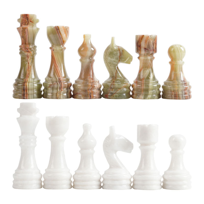 Chess Figures – White & Green