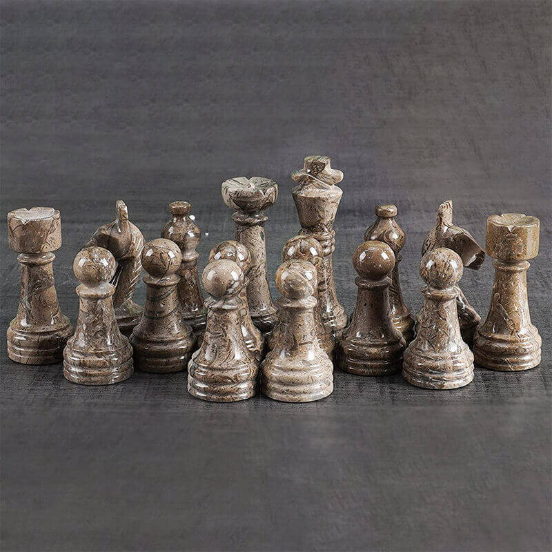 Chess Figures – White & Oceanic