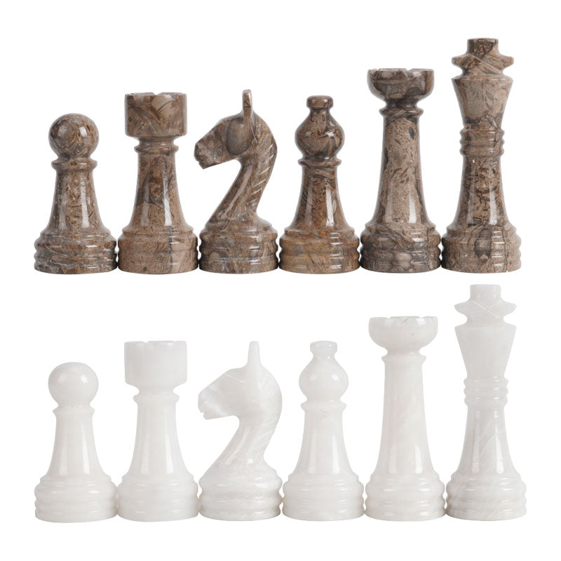 Chess Figures – White & Oceanic
