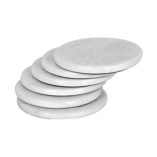 Marble Round Coaster - Set of 6