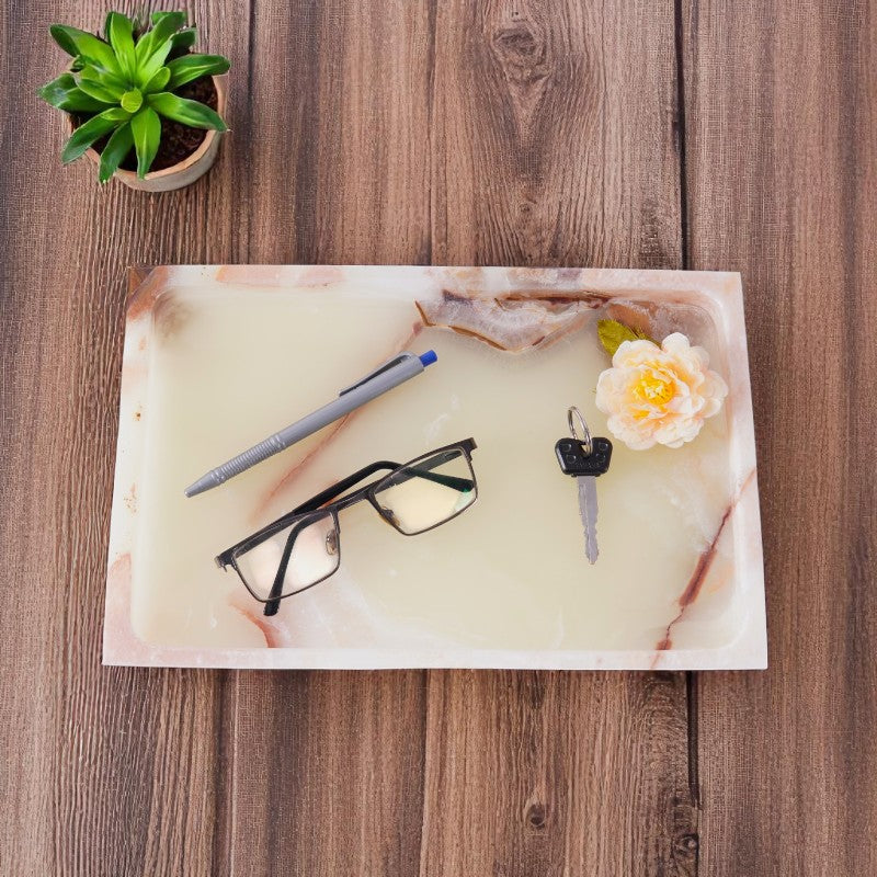 Marble Rectangle Tray