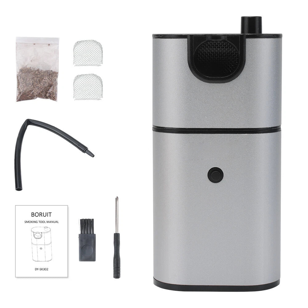 Smoke Infuser Gun with Dish Cover Dome — Cold Smoker for Cocktails, Cheese & Meat