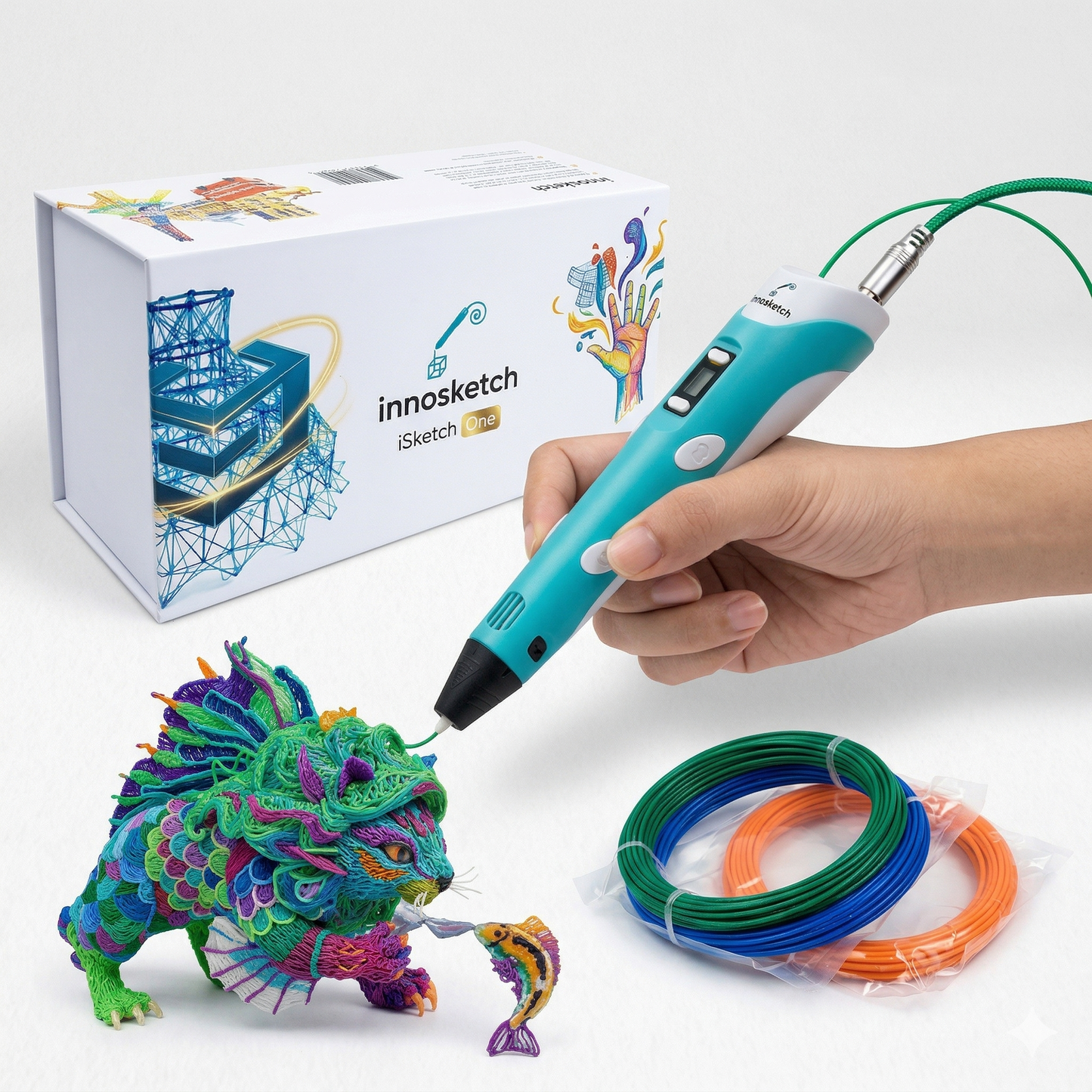 🎨 InnoSketch™ 3D Pen LED Display Electronic