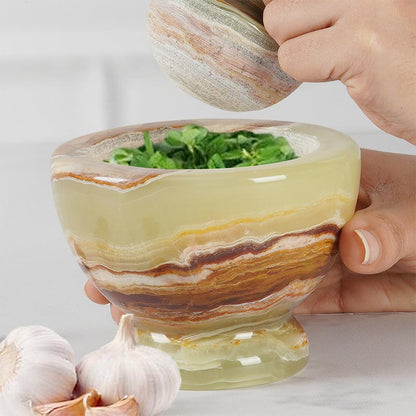 Marble Mortar & Pestle - Big