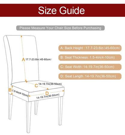 Anyhouz Chair Cover Dark Blue Snowman Christmas Holiday Design with Anti-Dirt and Elastic Material for Dining Room Kitchen Wedding Hotel Banquet Restaurant