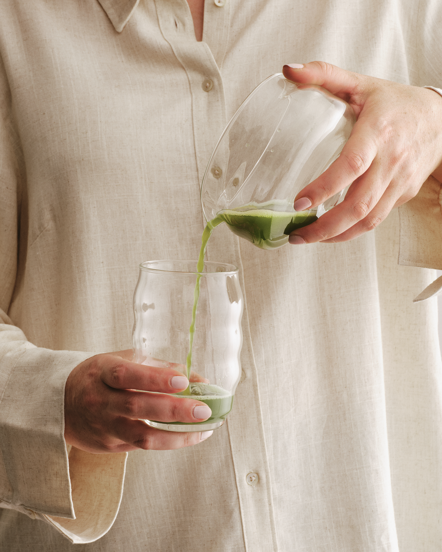 T2 Contour Glass Matcha Tumbler — Gifts Hub Australia (image 2)