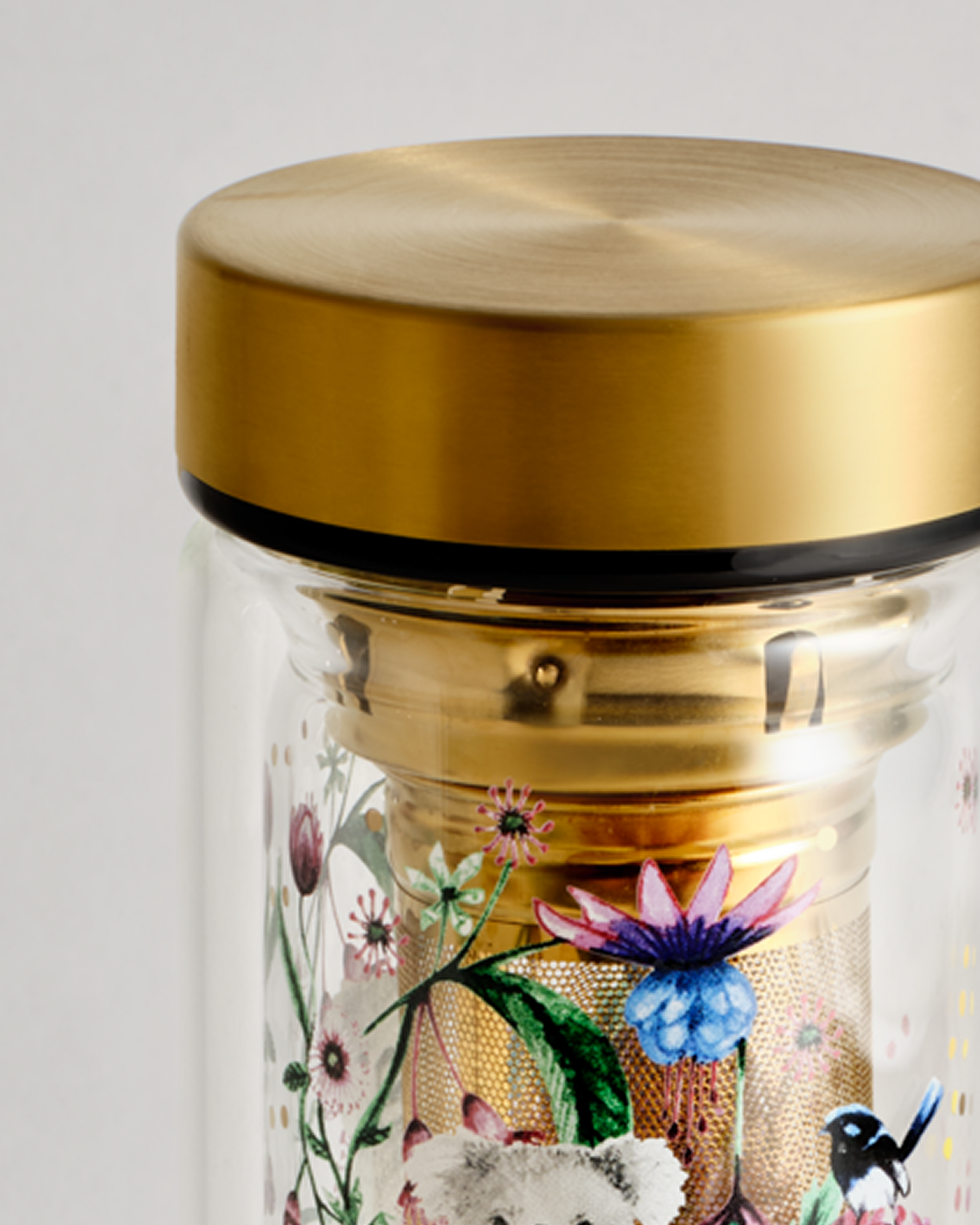T2 Double Walled Glass Flask Australianarama — Gifts Hub Australia (image 3)