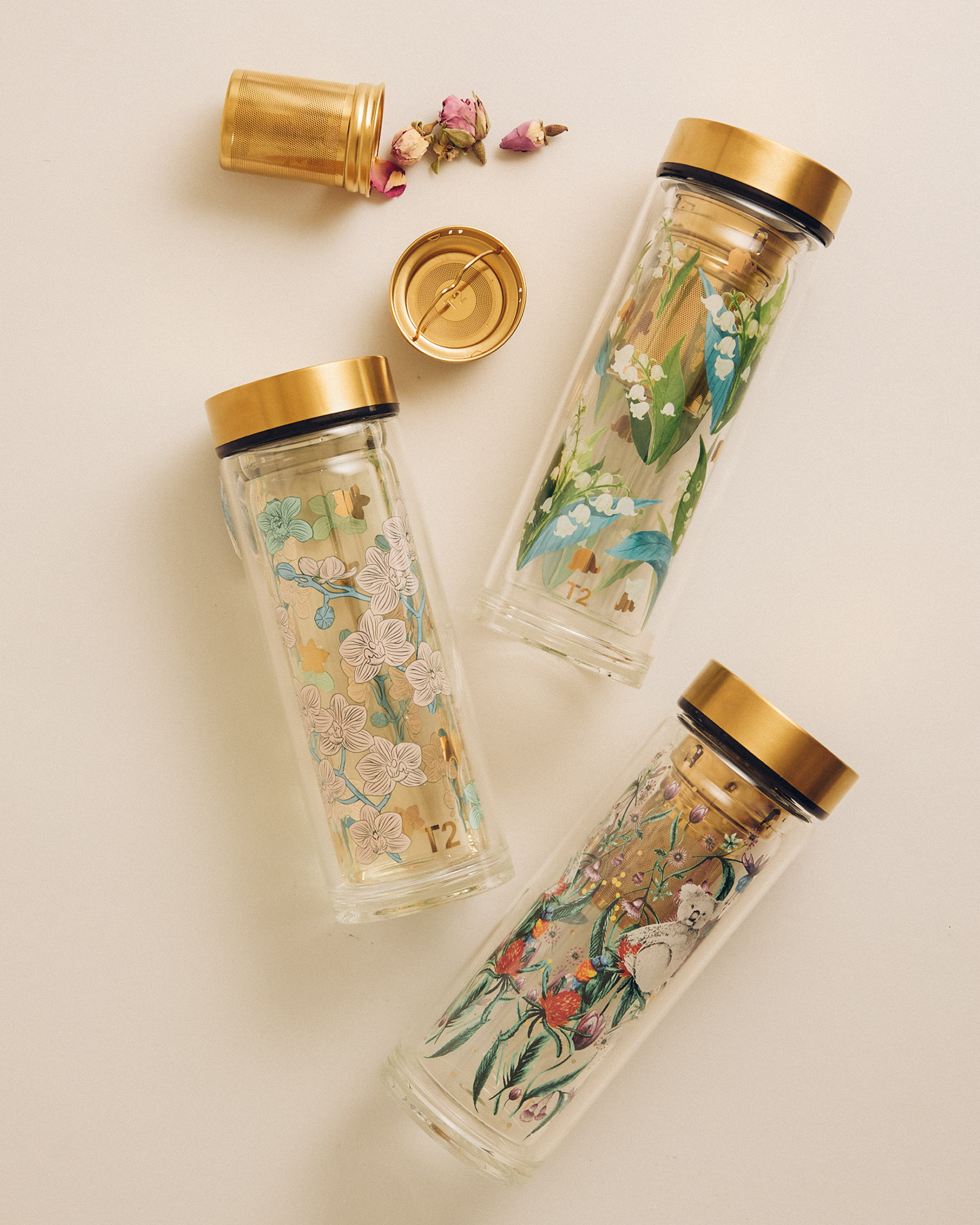 T2 Double Walled Glass Flask Australianarama — Gifts Hub Australia (image 4)