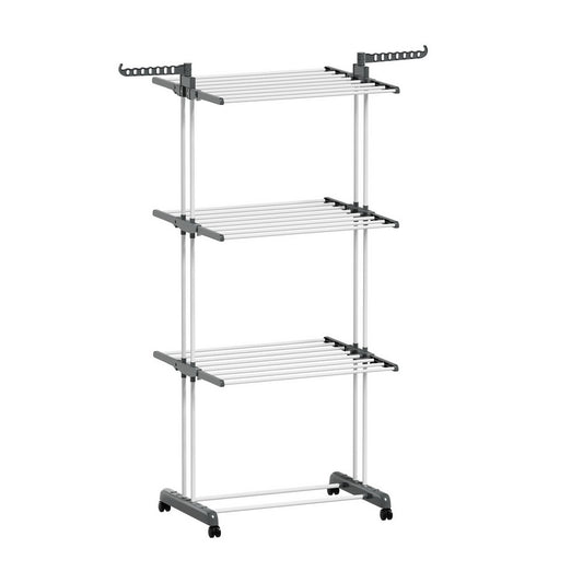 Artiss Clothes Drying Rack 173cm Coat Aier Hanger Foldable