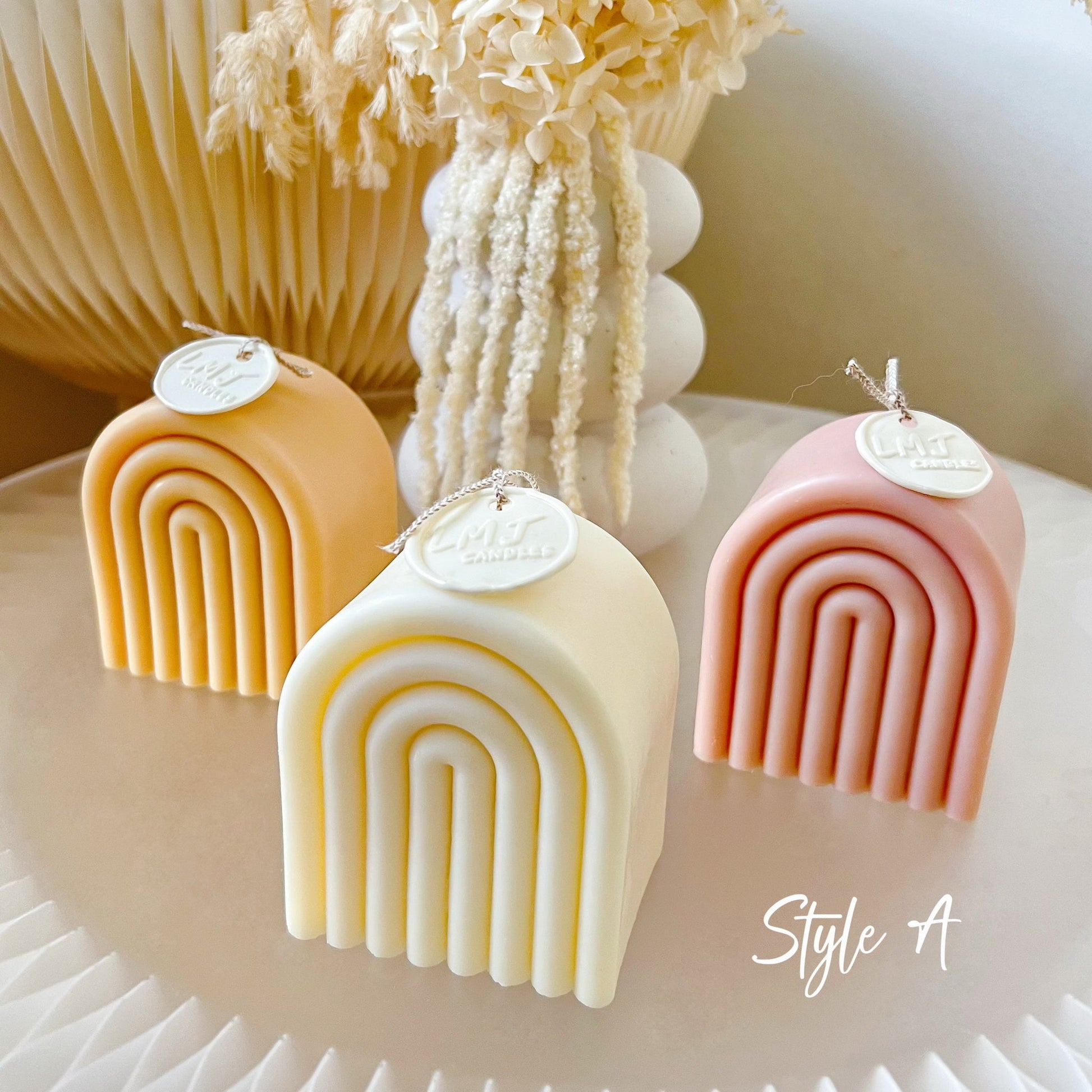 Rainbow Scented Soy Candle