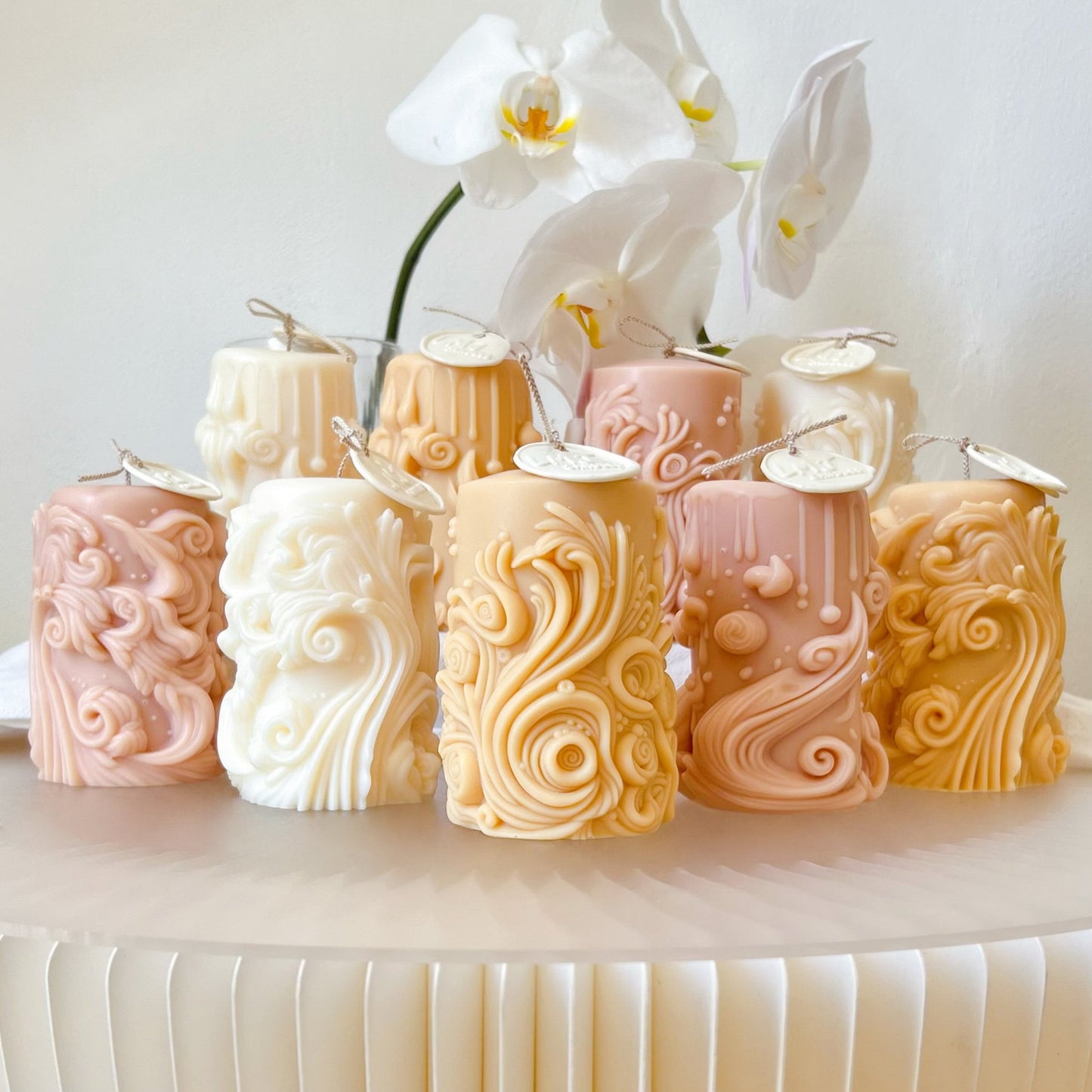 Magic Plant Scented Soy Pillar Candle