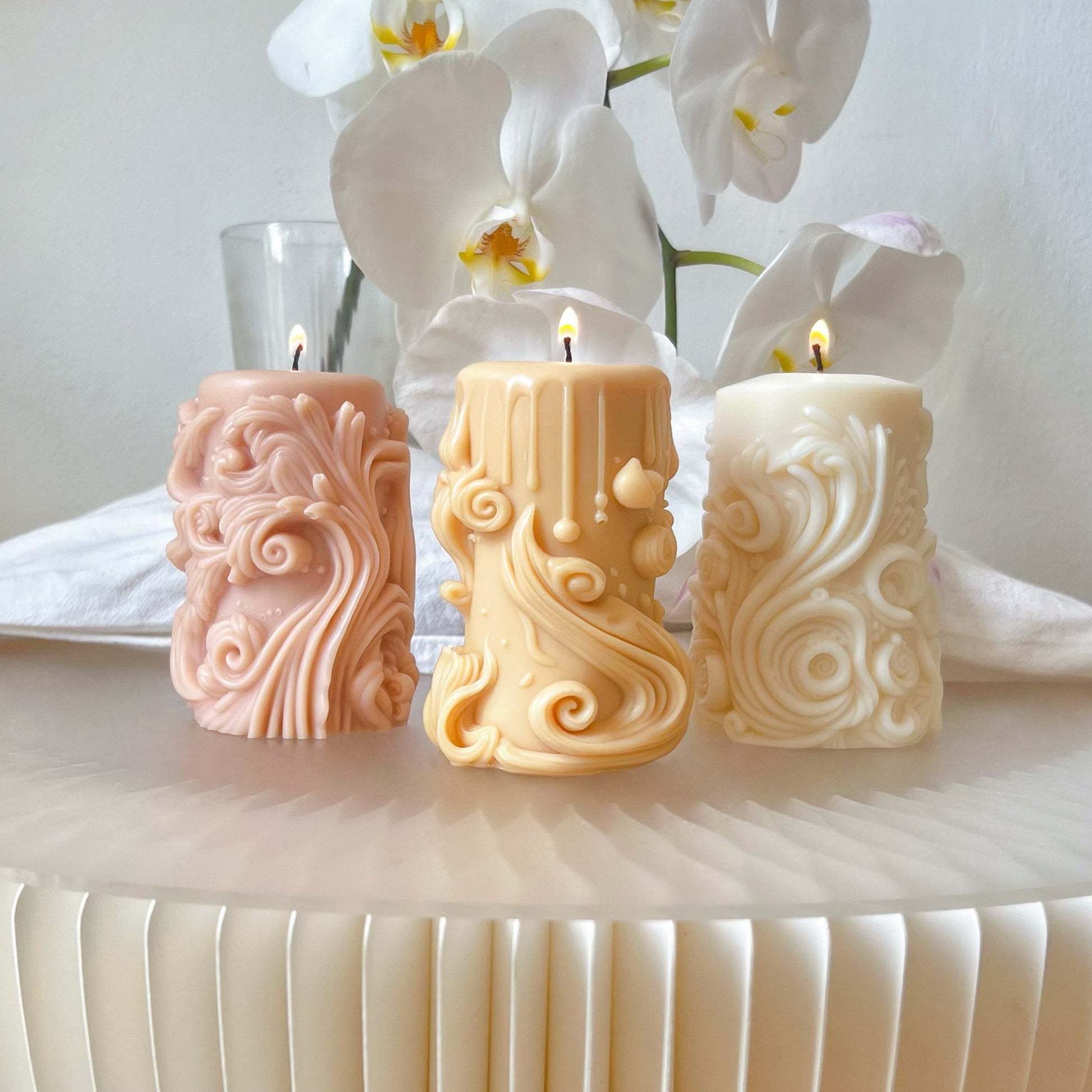 Magic Plant Scented Soy Pillar Candle