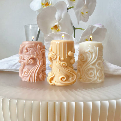 Magic Plant Scented Soy Pillar Candle