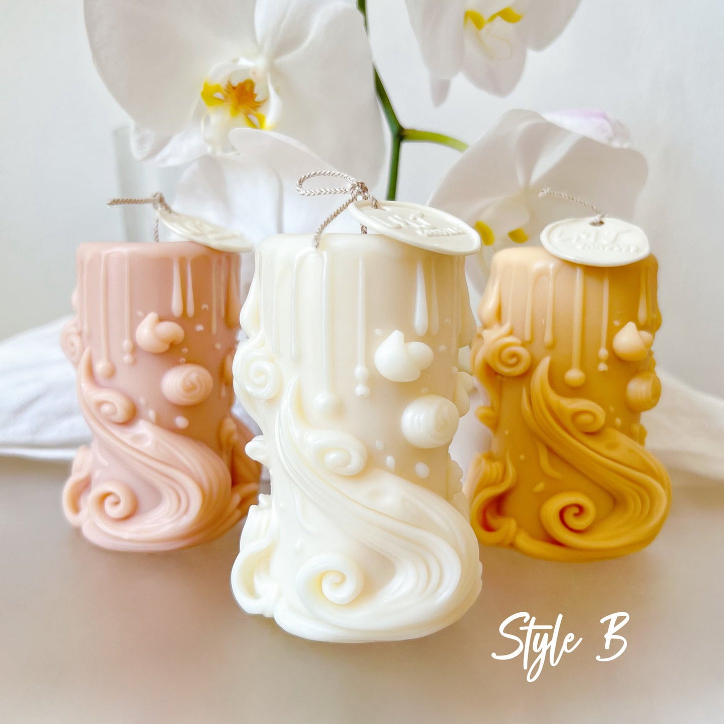 Magic Plant Scented Soy Pillar Candle