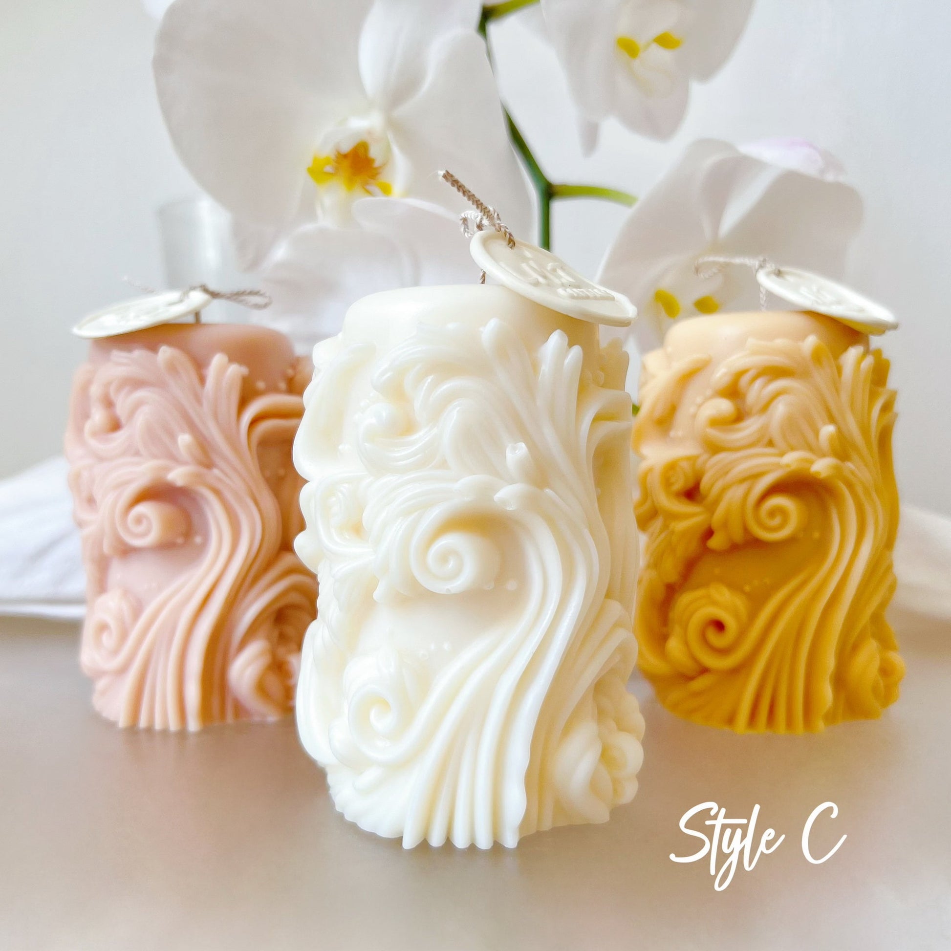 Magic Plant Scented Soy Pillar Candle
