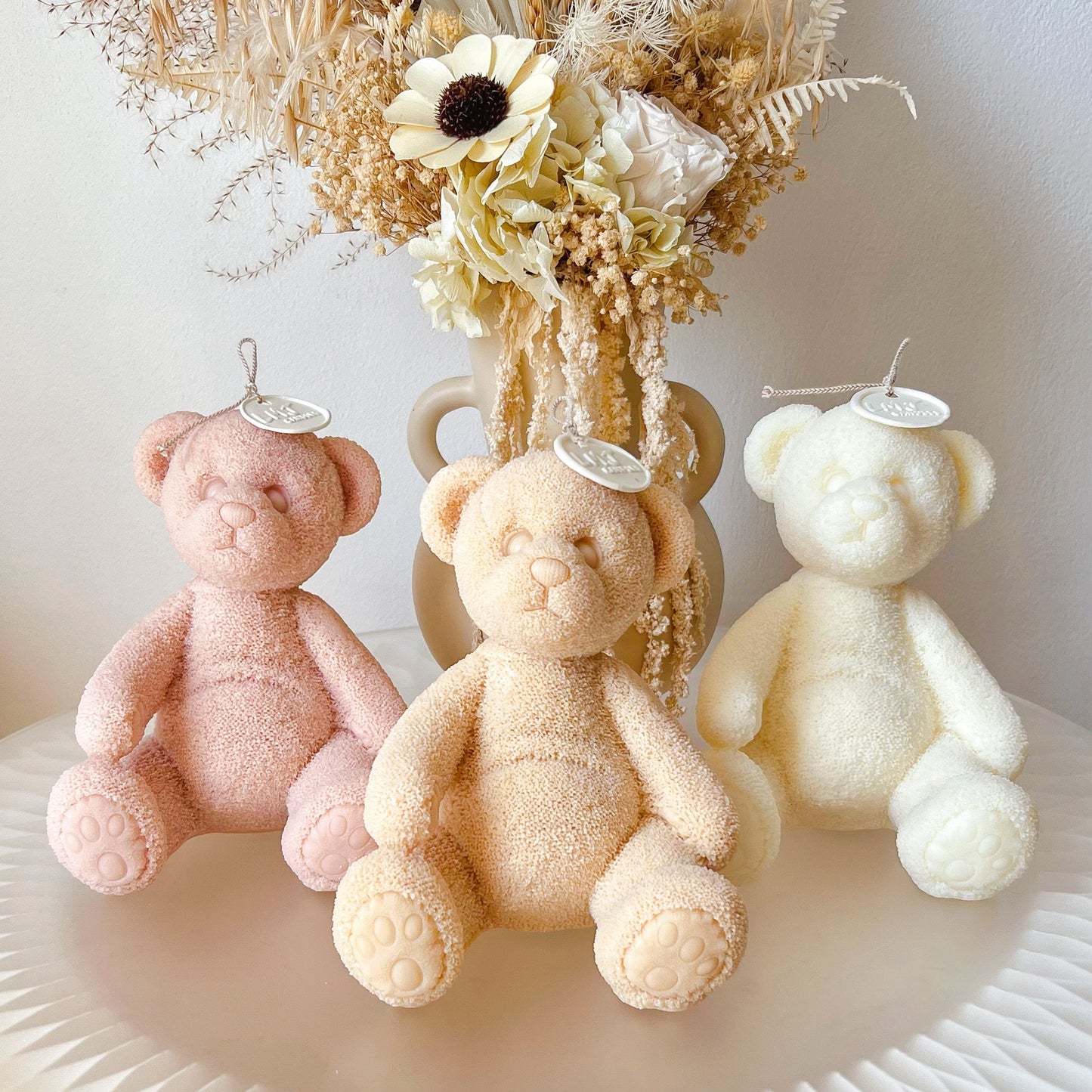 Large Toy Teddy Bear Scented Soy Candle