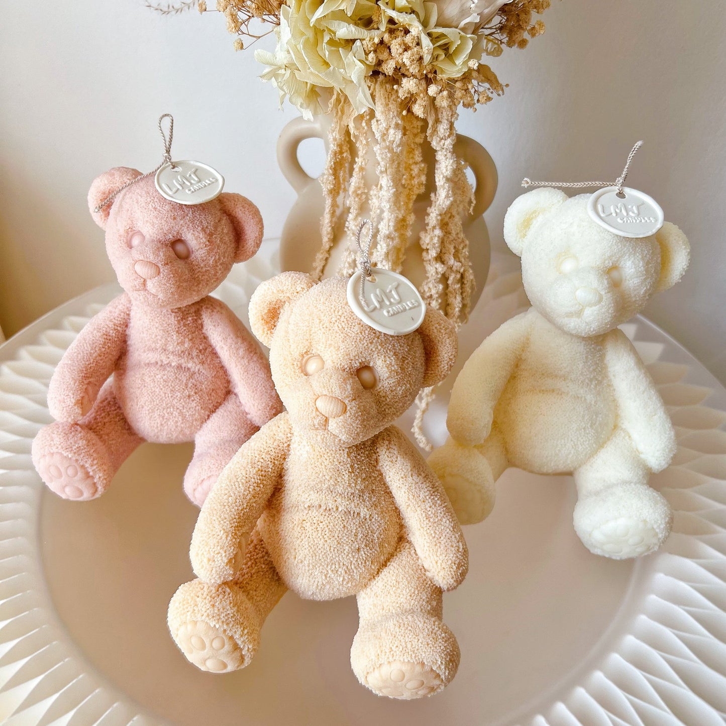 Large Toy Teddy Bear Scented Soy Candle